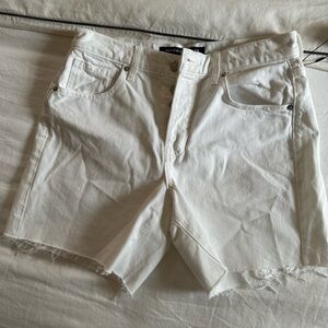 VERONICA BEARD White Denim Shorts